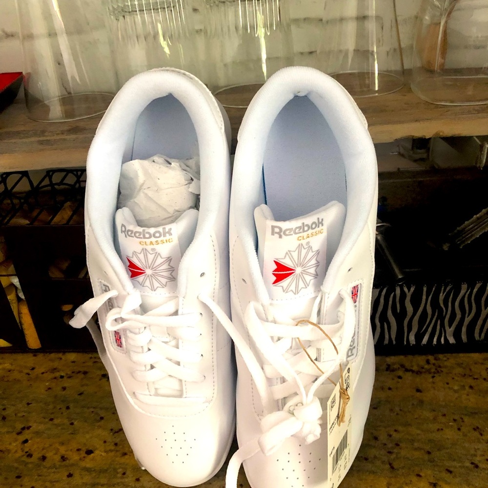 Reebok Classic white sneakers